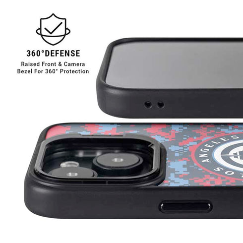 NBA LA Clippers Digi Camo iPhone 14 Kickstand Case